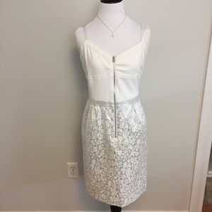 MARC NEW YORK White Animal Print Dress