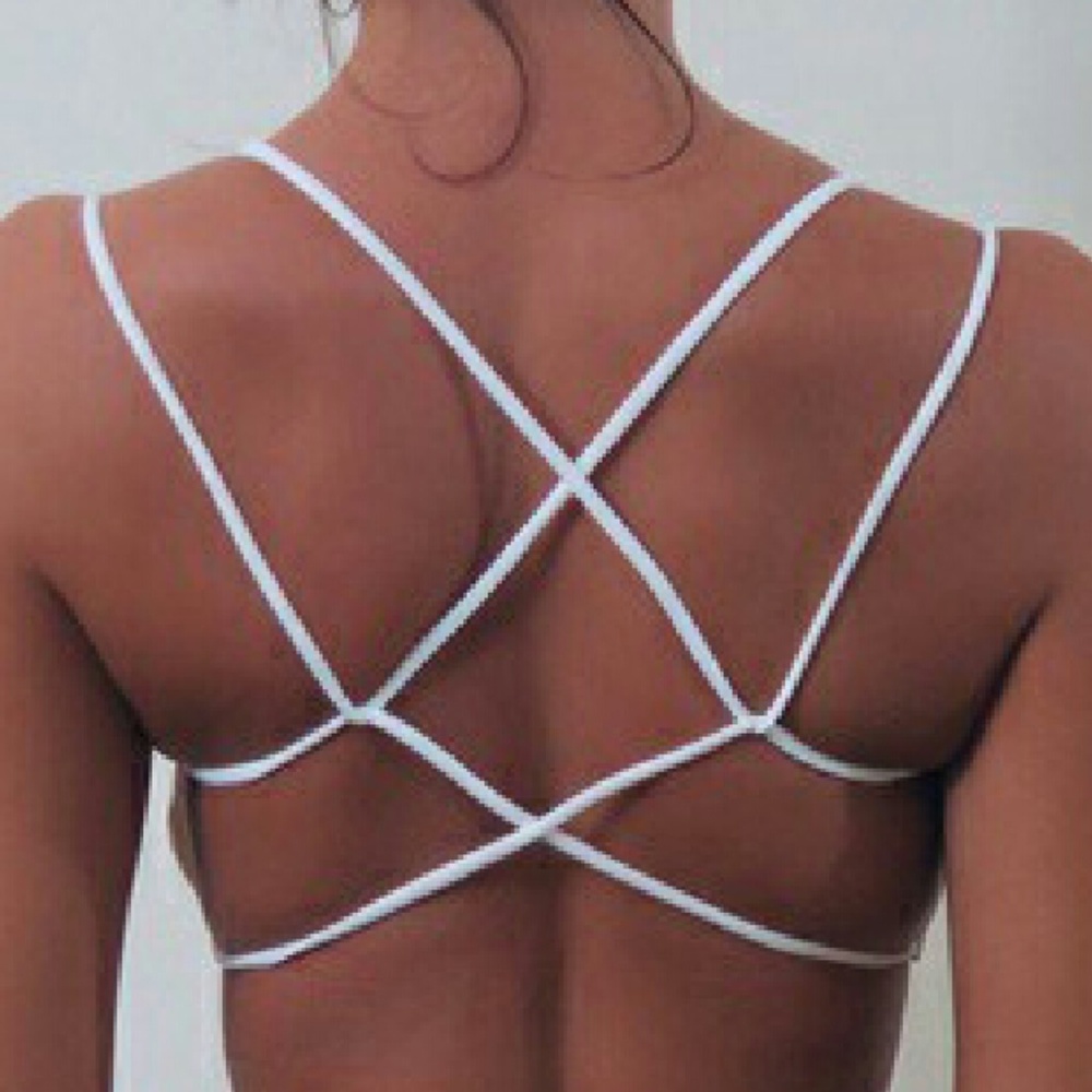 ♡Crossback Bralette W/Removable Pads