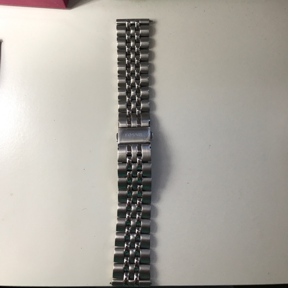 Fossil 22mm Stainless Steel Watch Strap