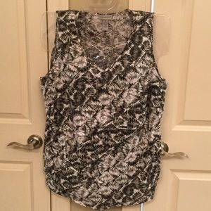 Catherine's Sleeveless 3 tier front panels top