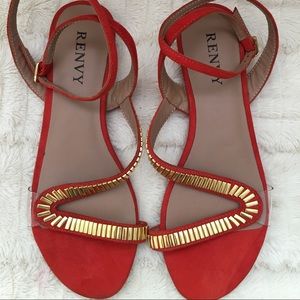 Renvy Embellished sandals NWT