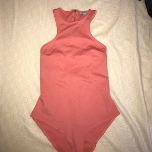 Charlotte Russe Coral bodysuit