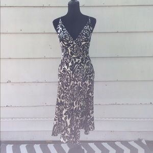 100% silk floral Moda International dress size 6