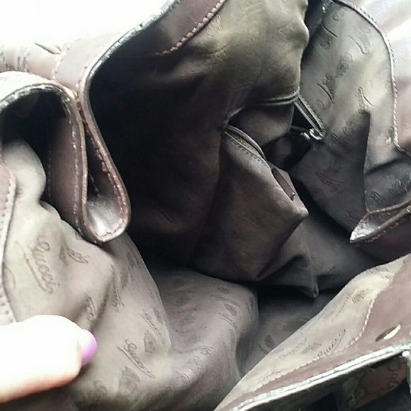 Gucci leather large sukey - Picture 5 of 8