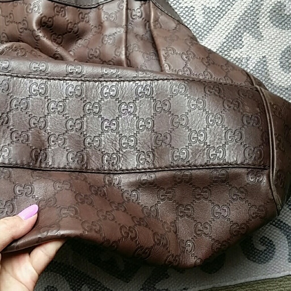 Gucci leather large sukey - Picture 6 of 8