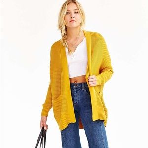 Urban Outfitters BDG Parker Cardigan (Yellow)