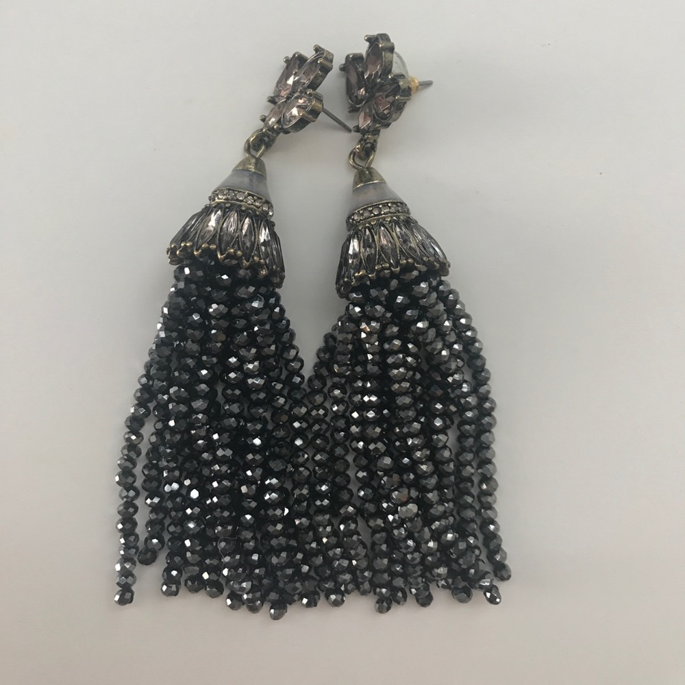 BaubleBar Statement Fringe Earrings