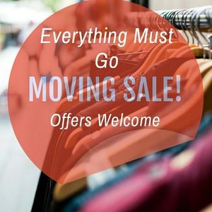 Everything must go! Final sale