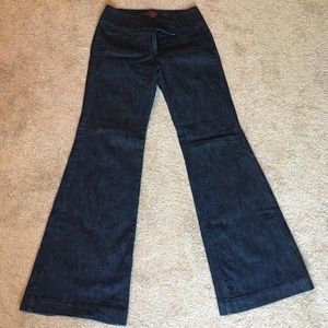 New York & Company Wide Leg Jeans Size 4 Like New