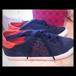 Tory Burch Sonia Suede Sneakers! Reduced!
