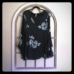 Free People Cut out Bell sleeve Dress