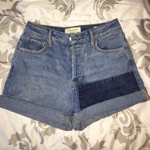 High Waisted Jean Shorts