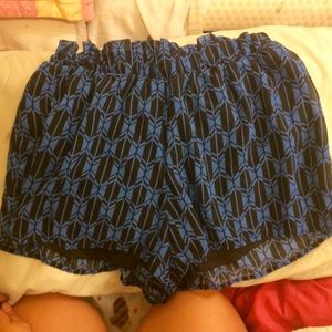 BLUE TRIBAL SHORTS