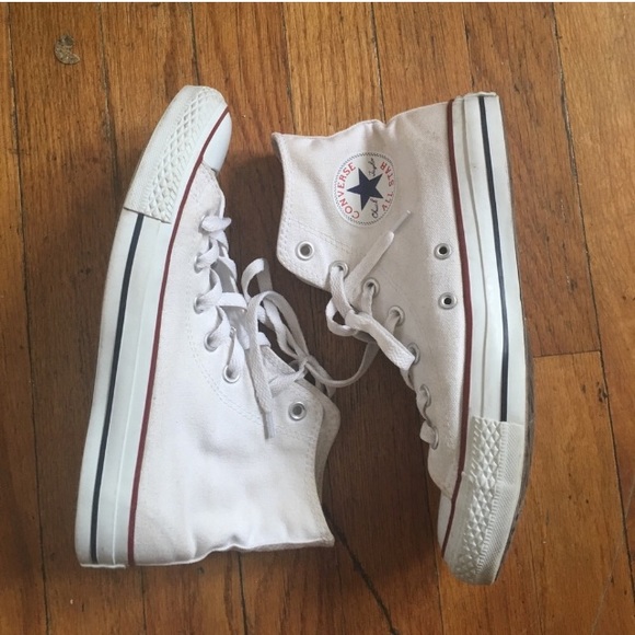 Converse Shoes - White converse high tops