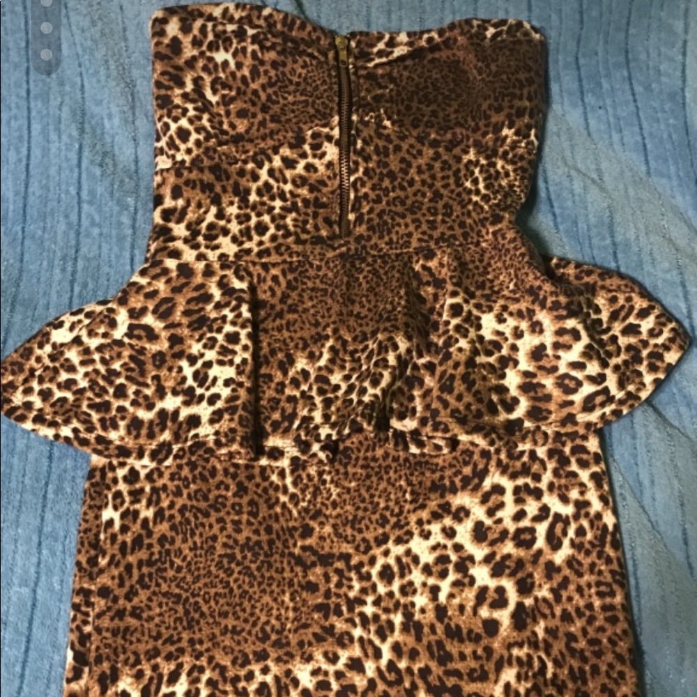 Cheetah print dress