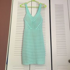 Bebe Aqua dress