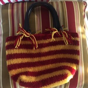 Felted knit bag