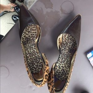 Cindy Says animal print heels