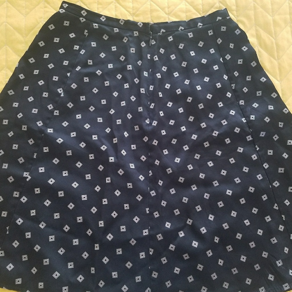 100% silk a-line mini skirt!