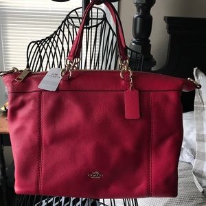 New with tags Coach Red Satchel