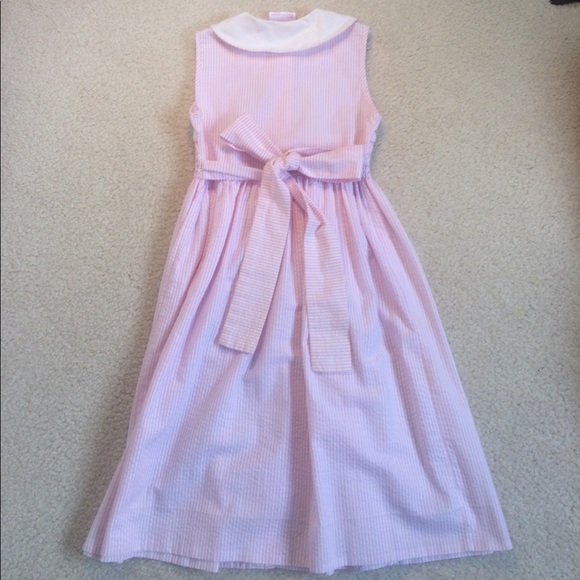 EUC Sophie Dess seersucker dress with smocking - Picture 4 of 5