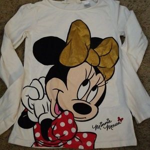 Girls H&M Minnie Mouse top