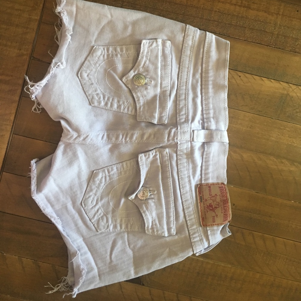 Light purple true Religion shorts