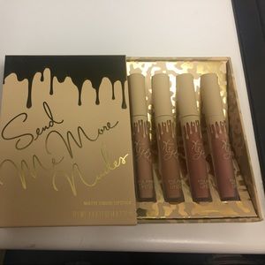 Kylie's send me more nudes matte liquid lipsticks