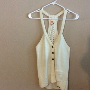 Roxy sleeveless cardigan