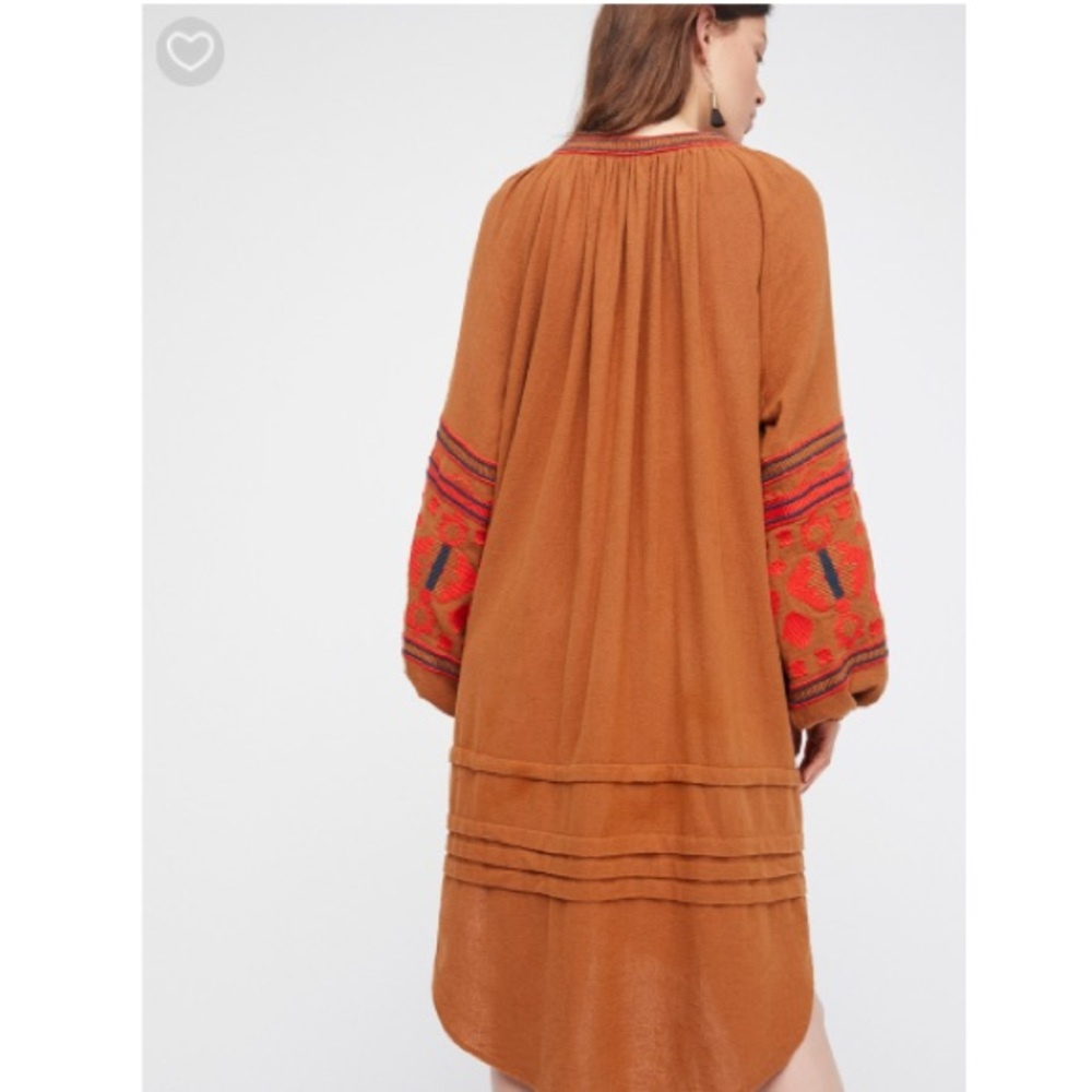 Free People In The Clear Embroidered Maxi Desert - Picture 3 of 8