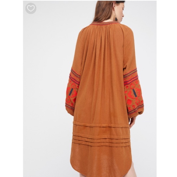 Free People In The Clear Embroidered Maxi Desert - Picture 3 of 8