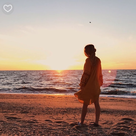 Free People In The Clear Embroidered Maxi Desert - Picture 6 of 8