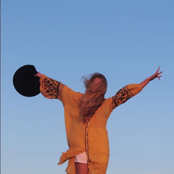 Free People In The Clear Embroidered Maxi Desert - Picture 7 of 8