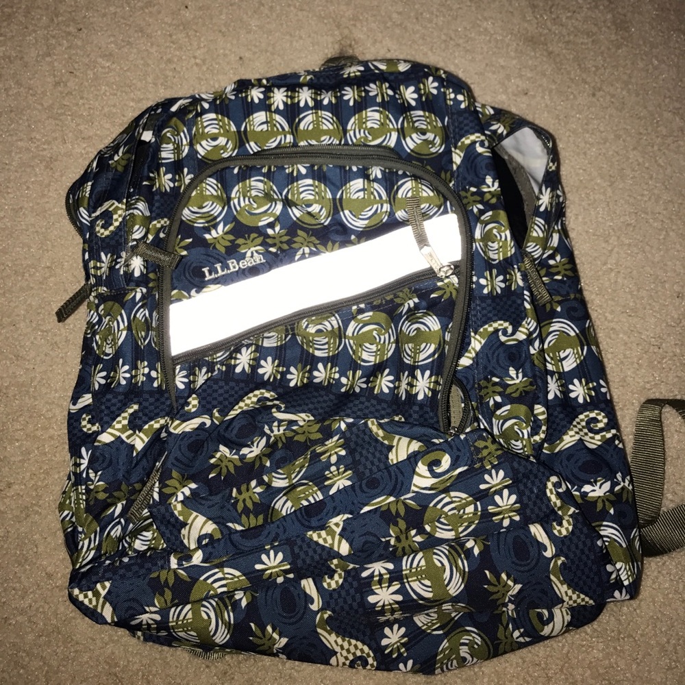 Llbean book bag!