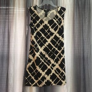 Black and white trendy business dress