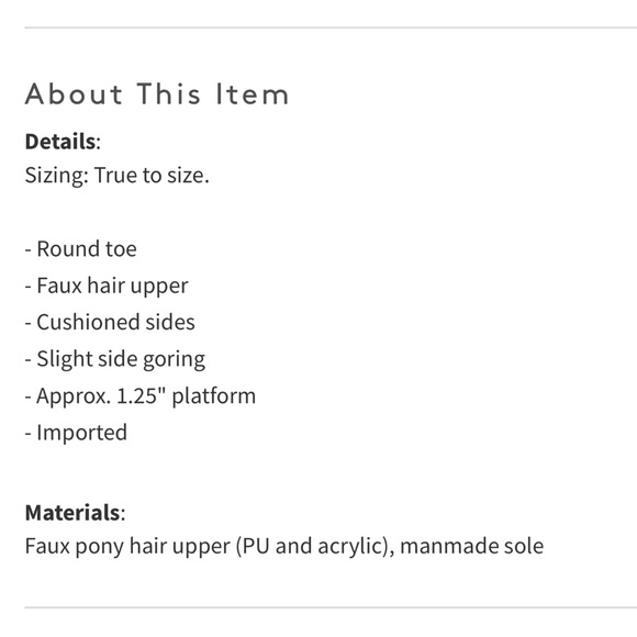 Modern Rebel black faux Pony hair slip on sneaks - Picture 8 of 8