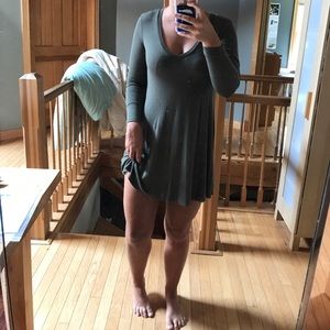 Long-sleeved T-shirt Dress