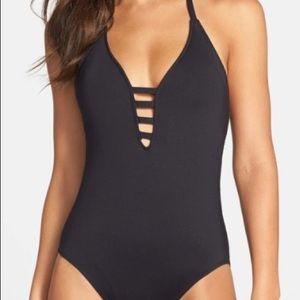 🌑NEW La Blanca Black One Piece Bathing Suit 👙🌑