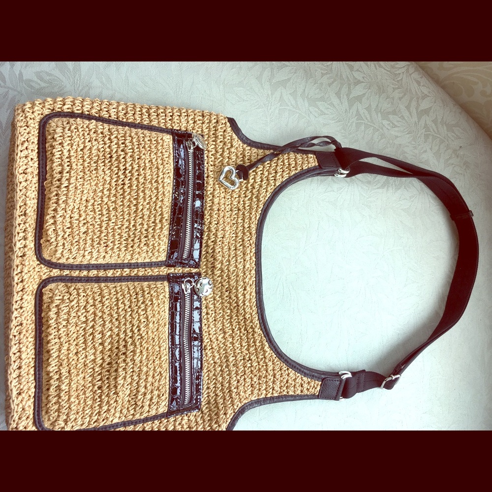 Brighton straw handbag! Beautiful lining.