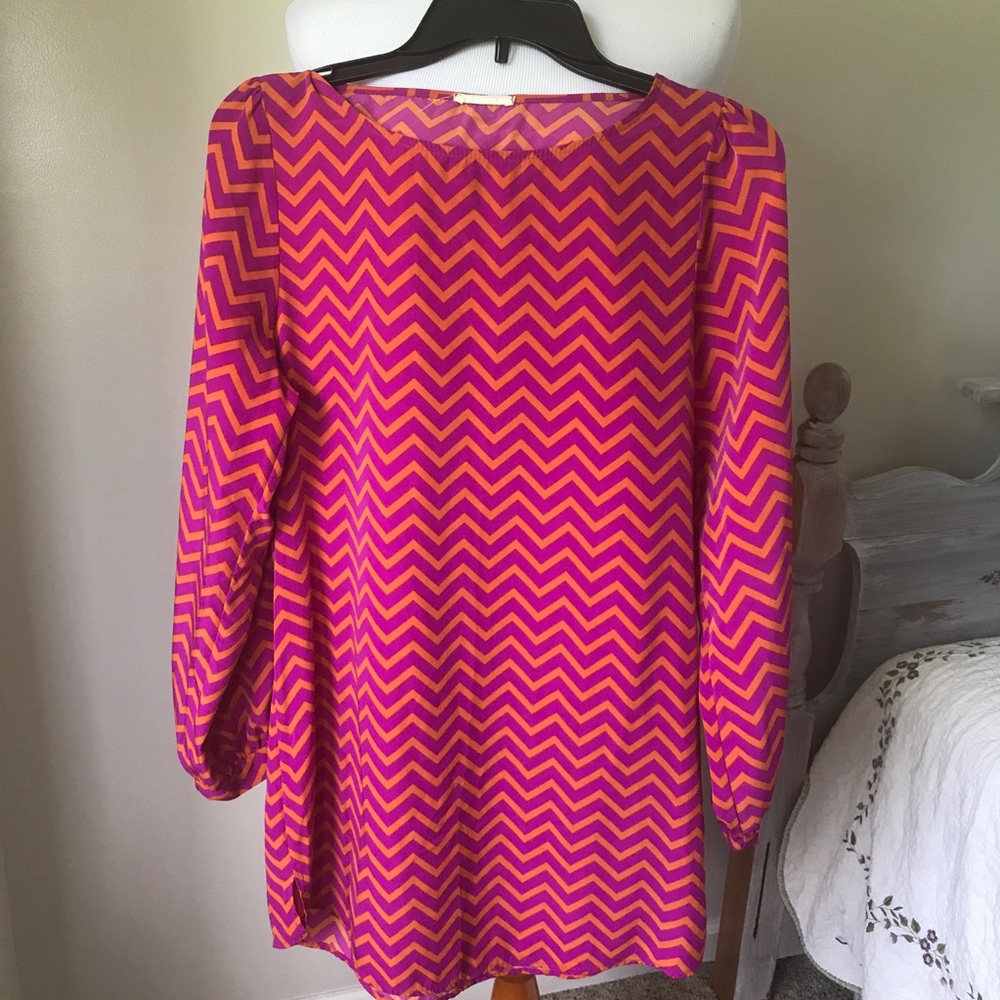 Everly chevron dress