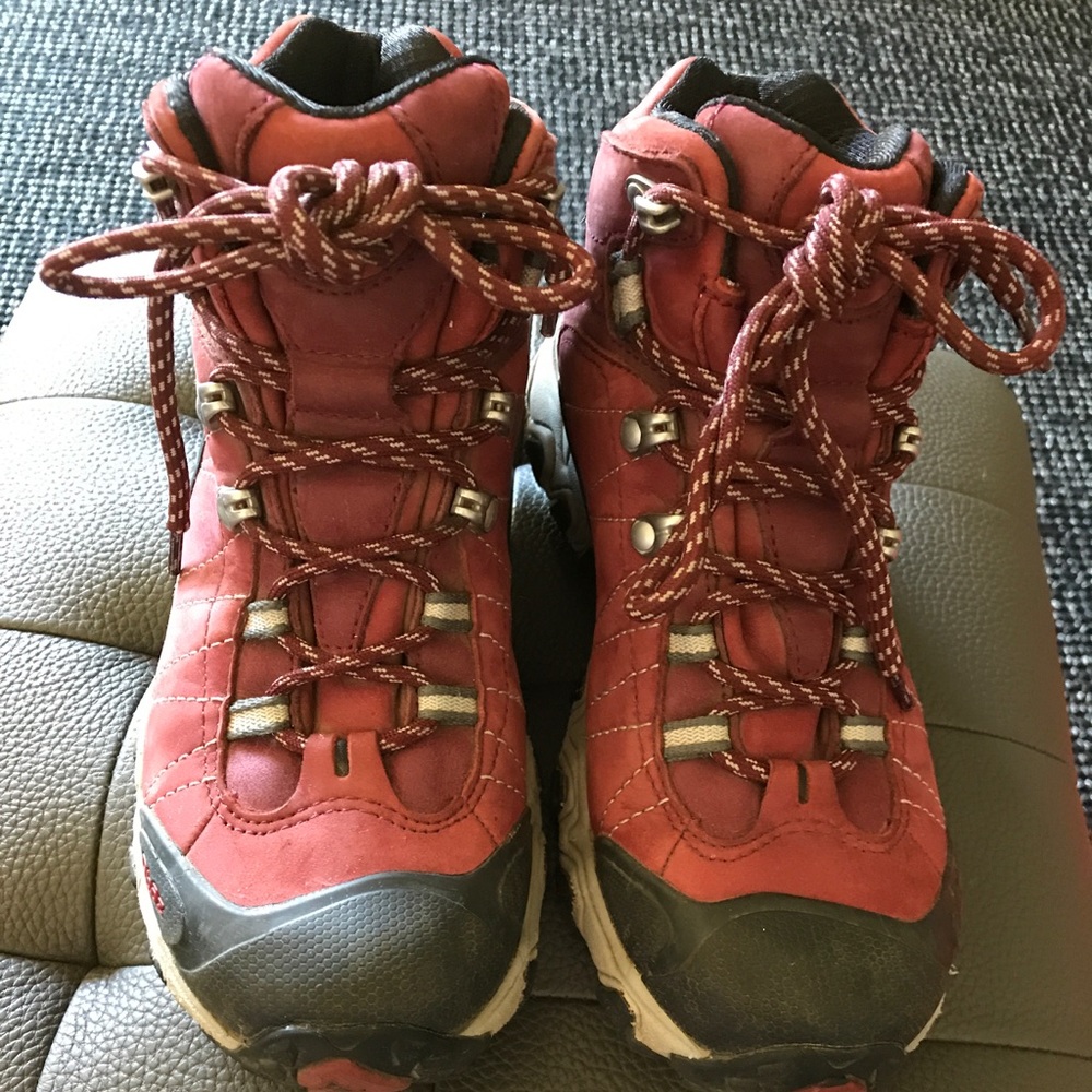 Oboz Red Women's Hiking Boots 6.5