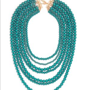 Baublebar bold beaded strands in teal