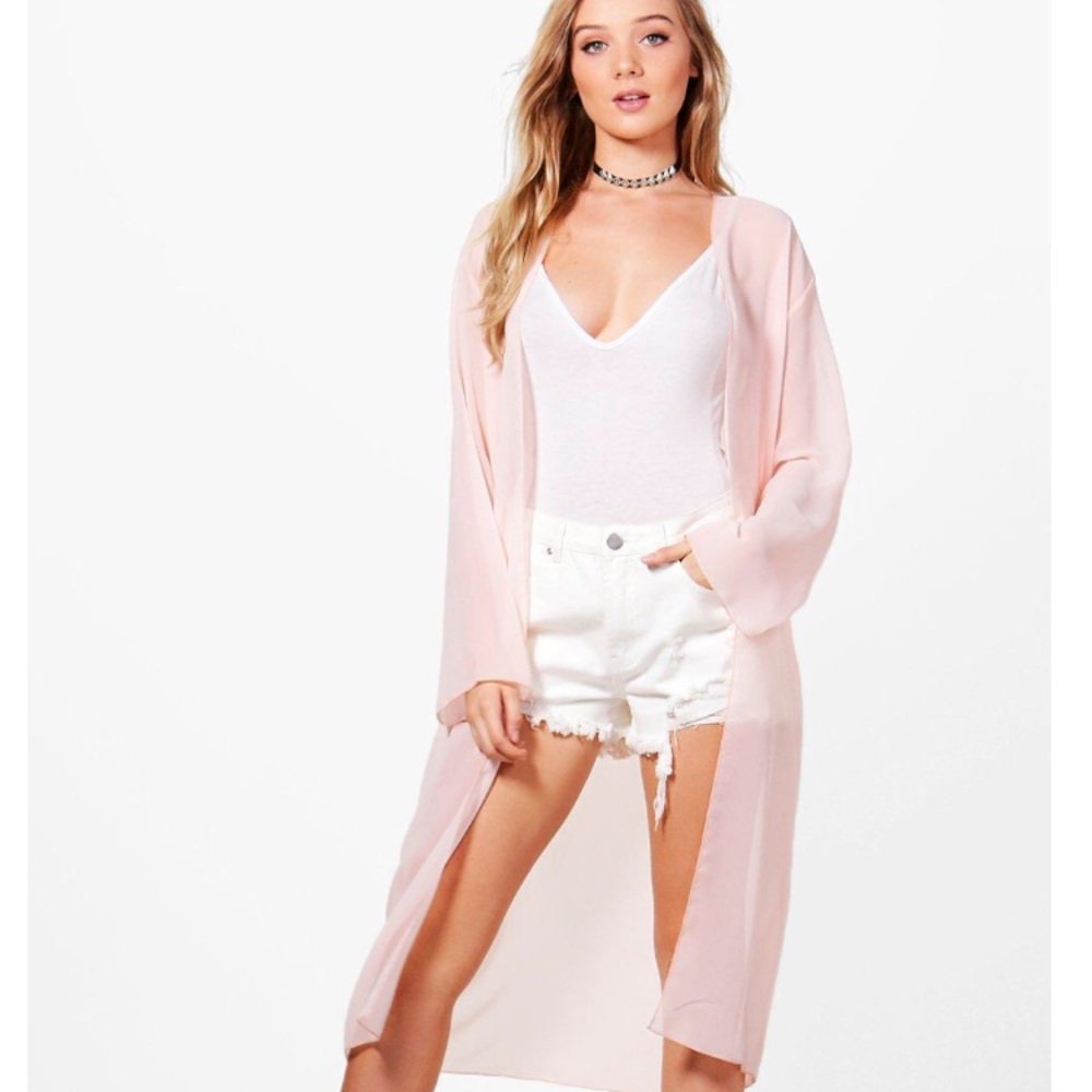 Nude/pink kimono NWT