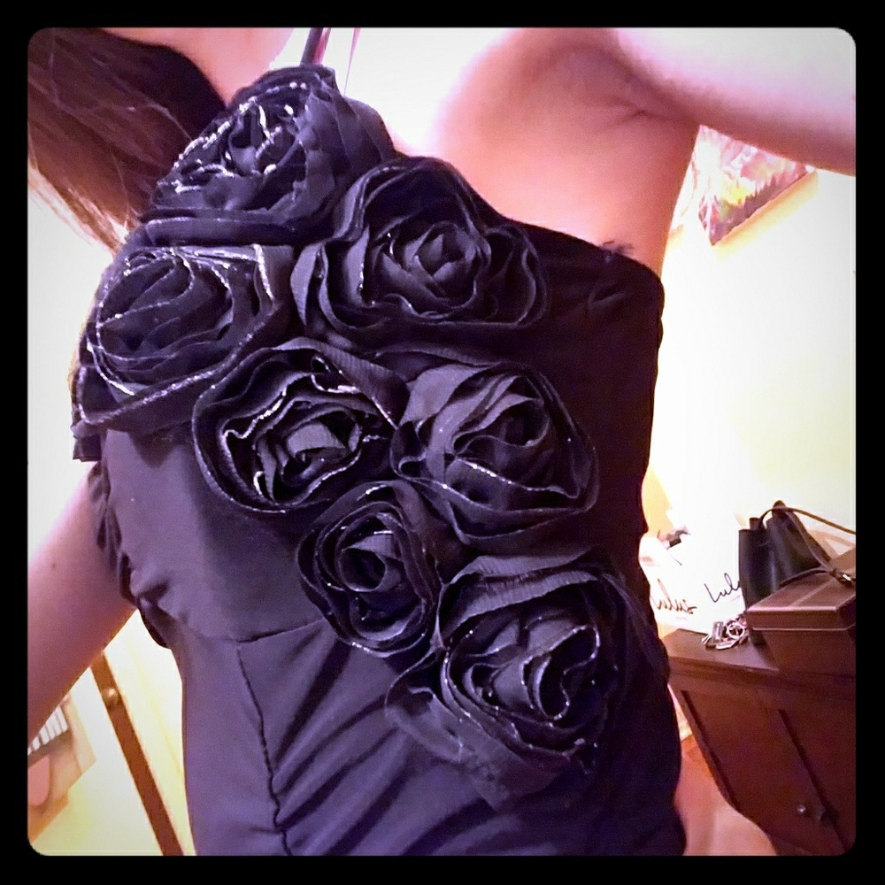 LBD with Roses