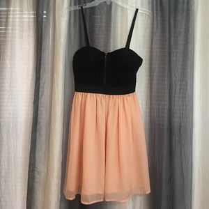 Fun sassy country dress with lace corset top!