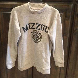 mizzou sherpa pullover
