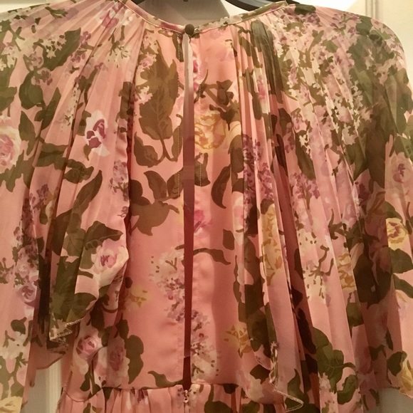 ASOS floral pleated flowy long dress - Picture 4 of 4