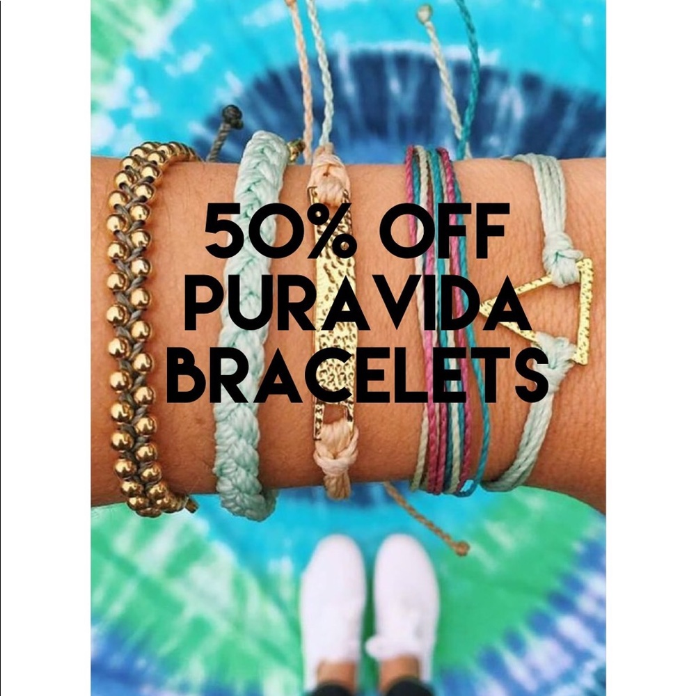 50% off Puravida Bracelets