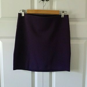 Dark Purple Mini-skirt