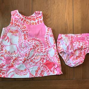 Lilly Pulitzer 18/24 baby shift Trunk in love